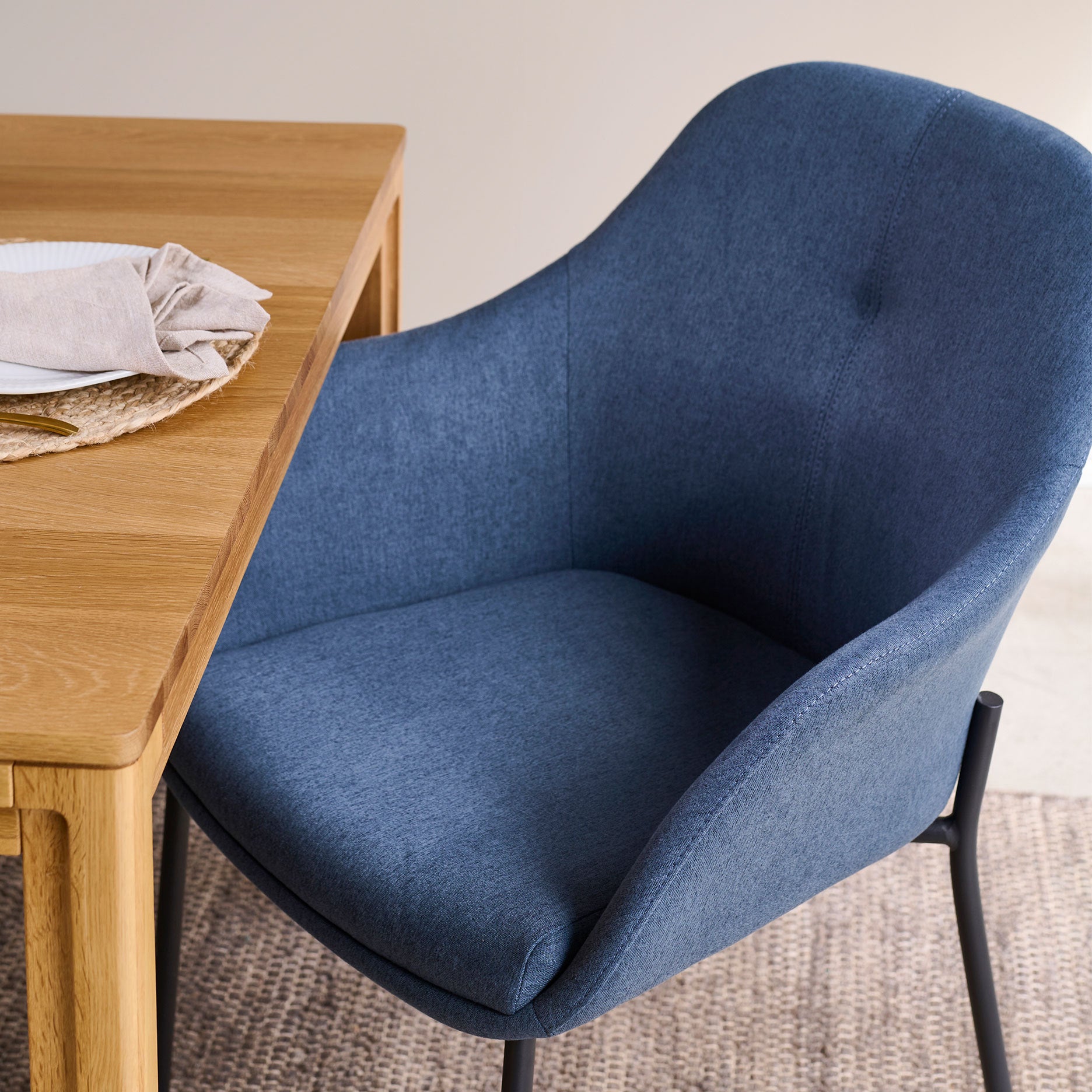 New Age Stuhl m. festen beinen - Stoff